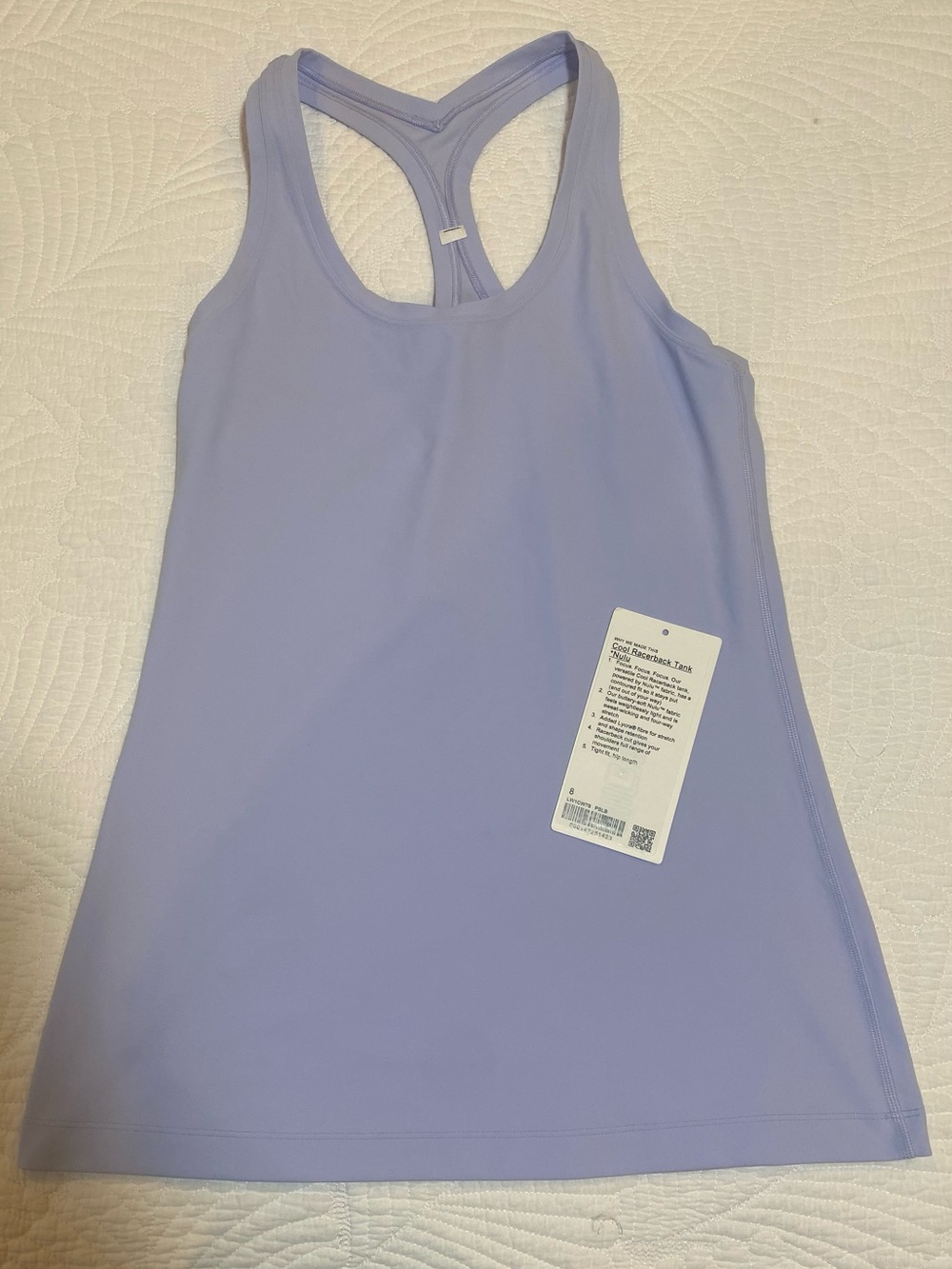 lululemon athletica Light Blue Racerback Tank